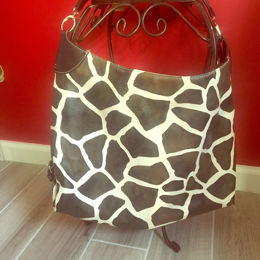 Purse bucket style metal brackets zipper sm handle